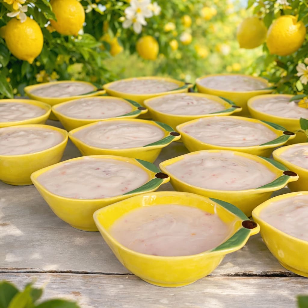 Lemon Dish Soap- Brush Included